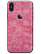 Pink Watercolor Polka Dots - iPhone X Skin-Kit