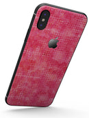 Pink Watercolor Polka Dots - iPhone X Skin-Kit
