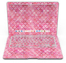 Pink Watercolor Quatrefoil - MacBook Air Skin Kit