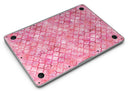 Pink Watercolor Quatrefoil - MacBook Air Skin Kit