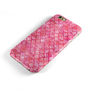 Pink Watercolor Quatrefoil iPhone 6/6s or 6/6s Plus 2-Piece Hybrid INK-Fuzed Case