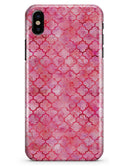 Pink Watercolor Quatrefoil - iPhone X Clipit Case