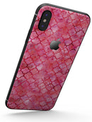 Pink Watercolor Quatrefoil - iPhone X Skin-Kit