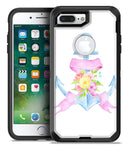 Pink Watercolor Ribbon Over Anchor - iPhone 7 Plus/8 Plus OtterBox Case & Skin Kits