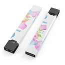Pink Watercolor Ribbon Over Anchor - Premium Decal Protective Skin-Wrap Sticker compatible with the Juul Labs vaping device