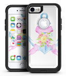 Pink Watercolor Ribbon Over Anchor - iPhone 7 or 8 OtterBox Case & Skin Kits