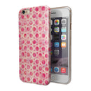 Pink Watercolor Ring Pattern iPhone 6/6s or 6/6s Plus 2-Piece Hybrid INK-Fuzed Case