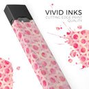 Pink Watercolor Ring Pattern - Premium Decal Protective Skin-Wrap Sticker compatible with the Juul Labs vaping device