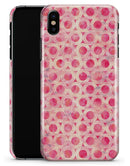 Pink Watercolor Ring Pattern - iPhone X Clipit Case