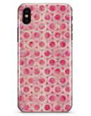Pink Watercolor Ring Pattern - iPhone X Clipit Case