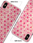 Pink Watercolor Ring Pattern - iPhone X Clipit Case