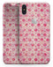 Pink Watercolor Ring Pattern - iPhone X Skin-Kit