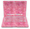 Pink Watercolor Stripes - MacBook Air Skin Kit