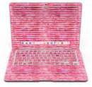 Pink Watercolor Stripes - MacBook Air Skin Kit