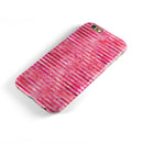 Pink Watercolor Stripes iPhone 6/6s or 6/6s Plus 2-Piece Hybrid INK-Fuzed Case
