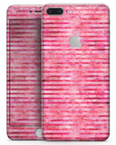 Pink Watercolor Stripes - Skin-kit for the iPhone 8 or 8 Plus