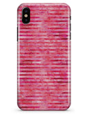 Pink Watercolor Stripes - iPhone X Clipit Case