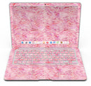 Pink Watercolor Tiger Pattern - MacBook Air Skin Kit