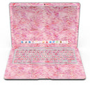 Pink Watercolor Tiger Pattern - MacBook Air Skin Kit