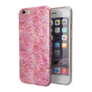 Pink Watercolor Tiger Pattern iPhone 6/6s or 6/6s Plus 2-Piece Hybrid INK-Fuzed Case