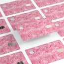 Pink Watercolor Tiger Pattern - Premium Protective Decal Skin-Kit for the Apple Credit Card