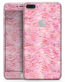 Pink Watercolor Tiger Pattern - Skin-kit for the iPhone 8 or 8 Plus