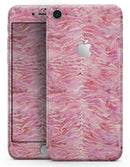 Pink Watercolor Tiger Pattern - Skin-kit for the iPhone 8 or 8 Plus