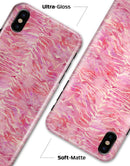 Pink Watercolor Tiger Pattern - iPhone X Clipit Case