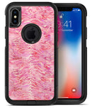 Pink Watercolor Tiger Pattern - iPhone X OtterBox Case & Skin Kits