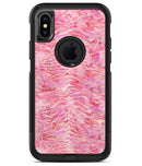 Pink Watercolor Tiger Pattern - iPhone X OtterBox Case & Skin Kits