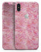 Pink Watercolor Tiger Pattern - iPhone X Skin-Kit