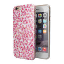 Pink Watercolor Triangle Pattern iPhone 6/6s or 6/6s Plus 2-Piece Hybrid INK-Fuzed Case