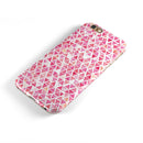 Pink Watercolor Triangle Pattern iPhone 6/6s or 6/6s Plus 2-Piece Hybrid INK-Fuzed Case
