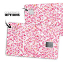 Pink Watercolor Triangle Pattern - Premium Protective Decal Skin-Kit for the Apple Credit Card