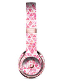 Pink Watercolor Triangle Pattern Full-Body Skin Kit for the Beats by Dre Solo 3 Wireless Headphones