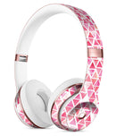 Pink Watercolor Triangle Pattern Full-Body Skin Kit for the Beats by Dre Solo 3 Wireless Headphones