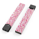 Pink Watercolor Triangle Pattern - Premium Decal Protective Skin-Wrap Sticker compatible with the Juul Labs vaping device