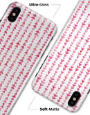 Pink Watercolor Triangle Pattern V2 - iPhone X Clipit Case