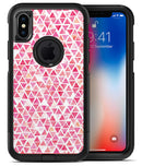 Pink Watercolor Triangle Pattern - iPhone X OtterBox Case & Skin Kits