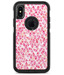 Pink Watercolor Triangle Pattern - iPhone X OtterBox Case & Skin Kits