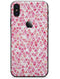 Pink Watercolor Triangle Pattern - iPhone X Skin-Kit