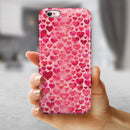 Pink Watercolor V3 iPhone 6/6s or 6/6s Plus 2-Piece Hybrid INK-Fuzed Case