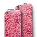Pink Watercolor V3 iPhone 6/6s or 6/6s Plus 2-Piece Hybrid INK-Fuzed Case