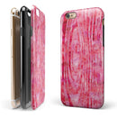 Pink Watercolor Woodgrain iPhone 6/6s or 6/6s Plus 2-Piece Hybrid INK-Fuzed Case