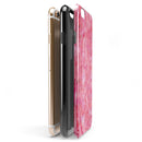 Pink Watercolor Woodgrain iPhone 6/6s or 6/6s Plus 2-Piece Hybrid INK-Fuzed Case