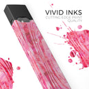 Pink Watercolor Woodgrain - Premium Decal Protective Skin-Wrap Sticker compatible with the Juul Labs vaping device