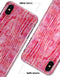 Pink Watercolor Woodgrain - iPhone X Clipit Case