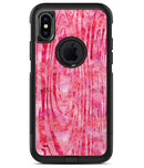 Pink Watercolor Woodgrain - iPhone X OtterBox Case & Skin Kits