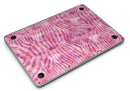 Pink Watercolor Zebra Pattern - MacBook Air Skin Kit