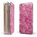 Pink Watercolor Zebra Pattern iPhone 6/6s or 6/6s Plus 2-Piece Hybrid INK-Fuzed Case